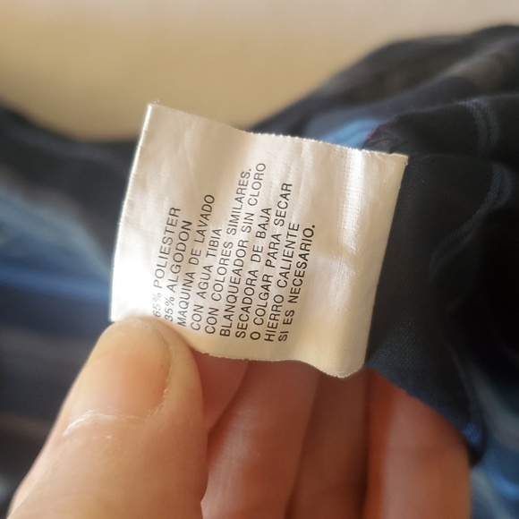 VTG ELY CATTLEMAN WESTERN SHIRT POLY/COTTON BLEND PLAID Pearl Buttoned Sz XXL - Picture 7 of 13